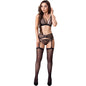 Comprar Livco Corsetti Fashion Conjunto Celeste LC 20246 – Lencería Elegante Con Sujetador Liguero Y Panty Para Realzar Curvas-Noxtic