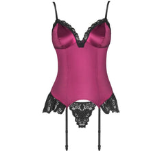 Comprar LIVCO Corsetti Fashion Agrafena CF 90436 Corset Y Tanga Burdeos – Diseño Elegante Para Comodidad Y Estilo-Noxtic