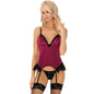 Comprar LIVCO Corsetti Fashion Agrafena CF 90436 Corset Burdeos – Conjunto Elegante Con Comodidad Sensual-Noxtic