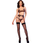 Comprar CHILIROSE CR 4837 Wildcat Set Sujetador Medias Tanga Leopardo L – Lencería Con Diseño Atractivo Y Tejido Elástico Confortable-Noxtic