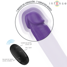 Comprar INTENSE Gunter Dildo Doble Vibrador 40 Cm Morado – Experiencia Compartida Con Control Remoto-Noxtic