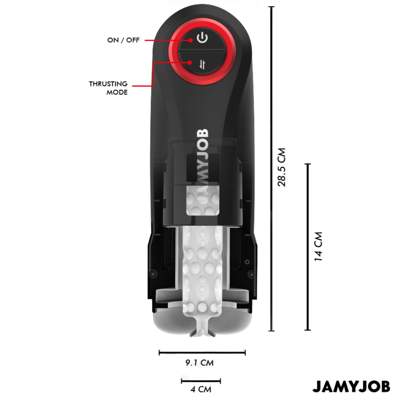 JAMYJOB Gravity Masturbatore automatico – Dispositivo innovativo con 5 modalità di stimolazione