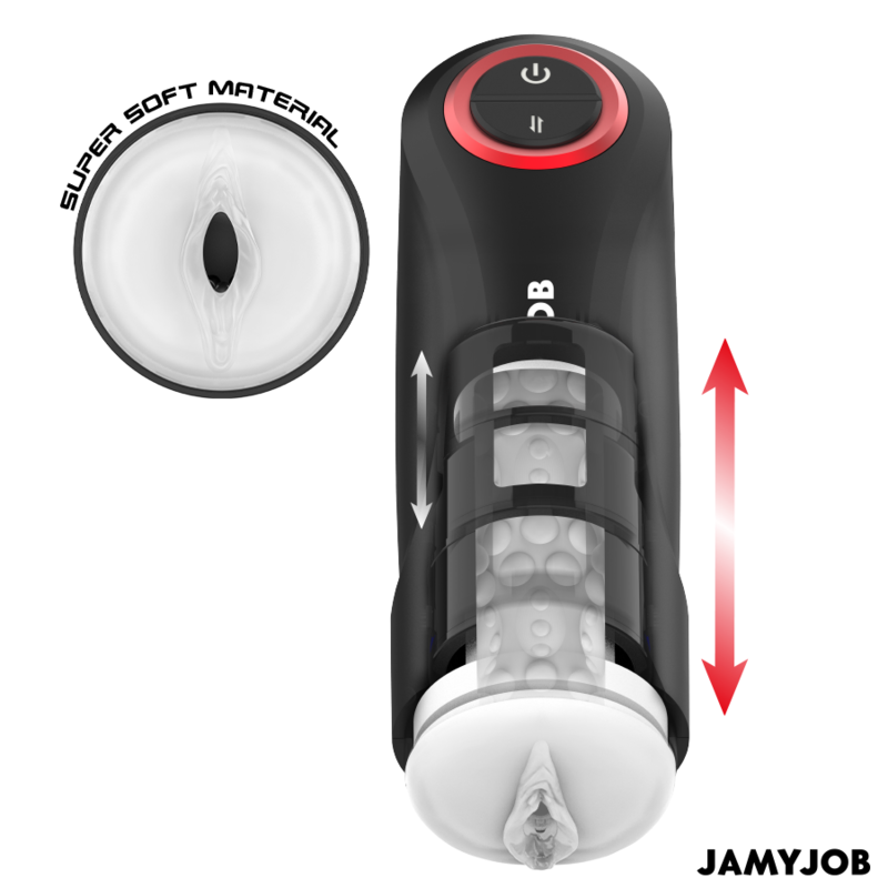 JAMYJOB Gravity Masturbatore automatico – Dispositivo innovativo con 5 modalità di stimolazione
