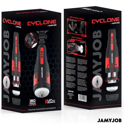 JAMYJOB Cyclone Automático – Masajeador Con 10 Modos De Rotación Para Placer Personalizado