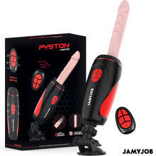 JAMYJOB PYSTON Base Masturbador Automático – Juguete Innovador Con Control Remoto Para Experiencia Personalizada