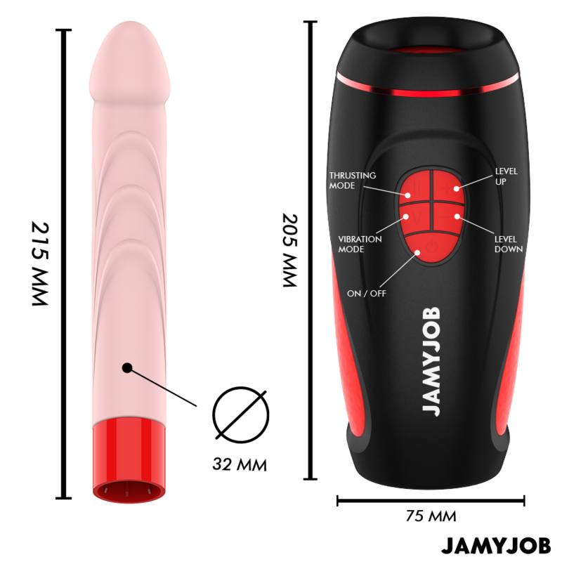 Comprar JAMYJOB PYSTON Base Masturbador Automático – Juguete Innovador Con Control Remoto Para Experiencia Personalizada-Noxtic