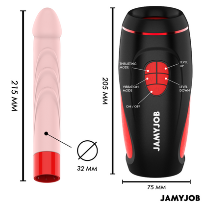 Comprar JAMYJOB PYSTON Base Masturbador Automático – Juguete Innovador Con Control Remoto Para Experiencia Personalizada-Noxtic