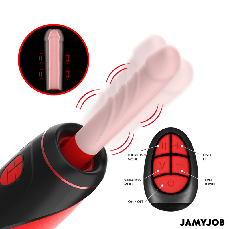 Comprar JAMYJOB PYSTON Base Masturbador Automático – Juguete Innovador Con Control Remoto Para Experiencia Personalizada-Noxtic