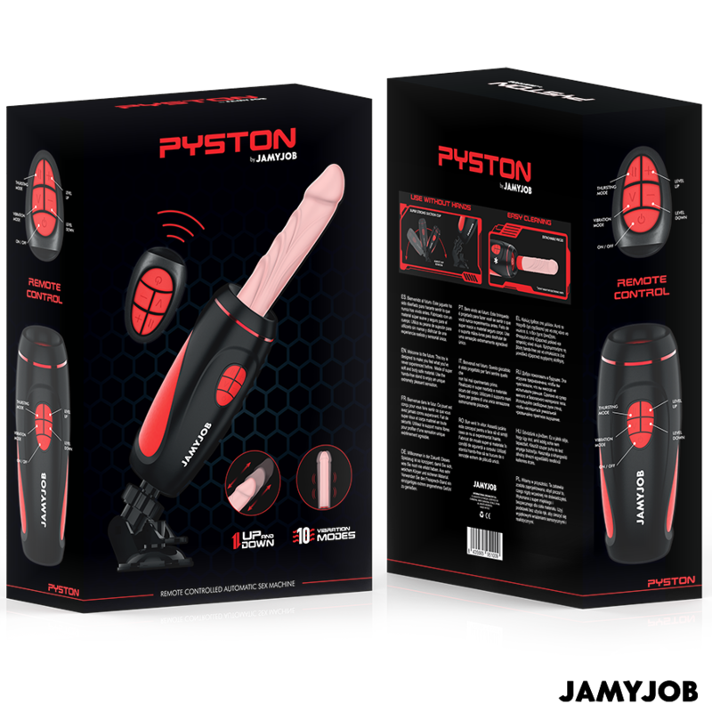 Comprar JAMYJOB PYSTON Base Masturbador Automático – Juguete Innovador Con Control Remoto Para Experiencia Personalizada-Noxtic