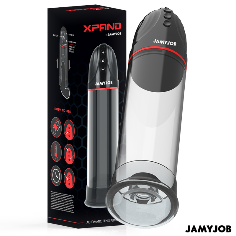 Comprar JAMYJOB XPAND Bomba Automática Gris – Dispositivo Innovador Con Tres Niveles De Succión-Noxtic