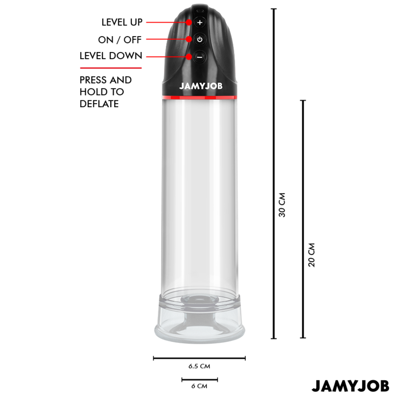Comprar JAMYJOB XPAND Bomba Automática Gris – Dispositivo Innovador Con Tres Niveles De Succión-Noxtic