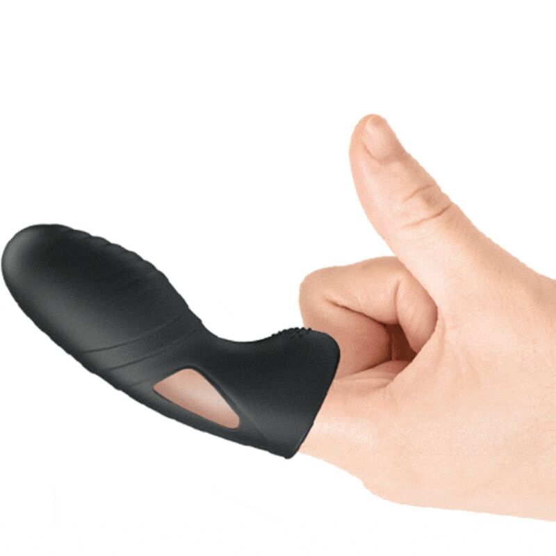 Comprar Pretty Love Alan Vibrador De Dedo Negro – Diseño Ergonómico De Silicona Para Placer Intenso-Noxtic