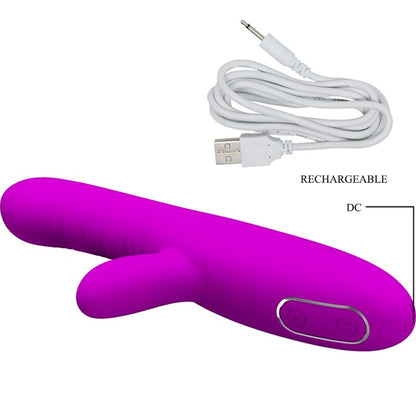 Pretty Love Angelique Vibratore Multifunzione Viola – Stimolazione Versatile con 12 Modalità di Vibrazione