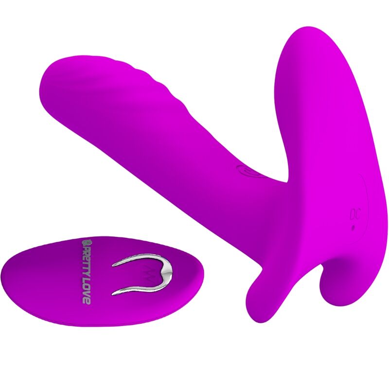 Pretty Love Masajeador Y Vibrador Morado – Diseño Ergonómico Con 12 Modos De Vibración Y Control Remoto
