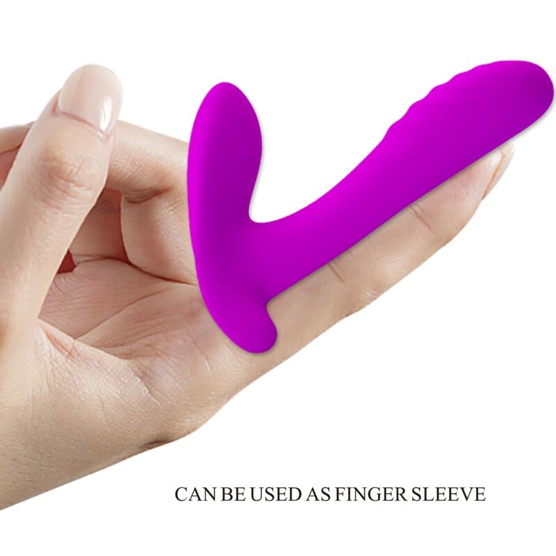 Pretty Love Masajeador Y Vibrador Morado – Diseño Ergonómico Con 12 Modos De Vibración Y Control Remoto