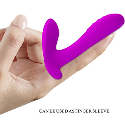 Pretty Love Masajeador Y Vibrador Morado – Diseño Ergonómico Con 12 Modos De Vibración Y Control Remoto