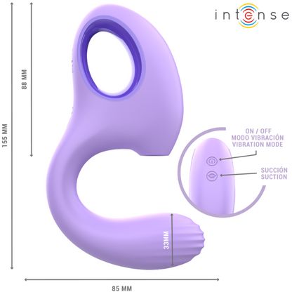 INTENSE Baxter Vibrador Violeta – Estimulador Con Diseño Elegante Para Placer Personal