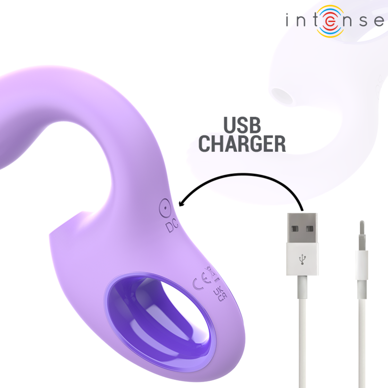 INTENSE Baxter Vibrador Violeta – Estimulador Con Diseño Elegante Para Placer Personal