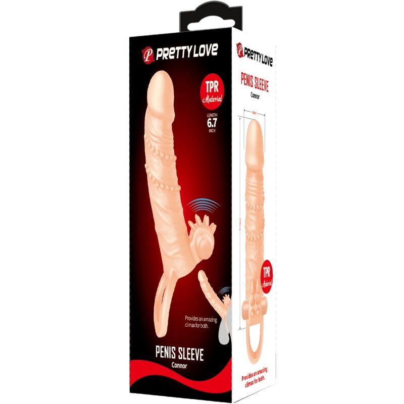 PRETTY LOVE - CONNOR PENIS SHEATH + NATURAL CLITORIS STIMULATOR