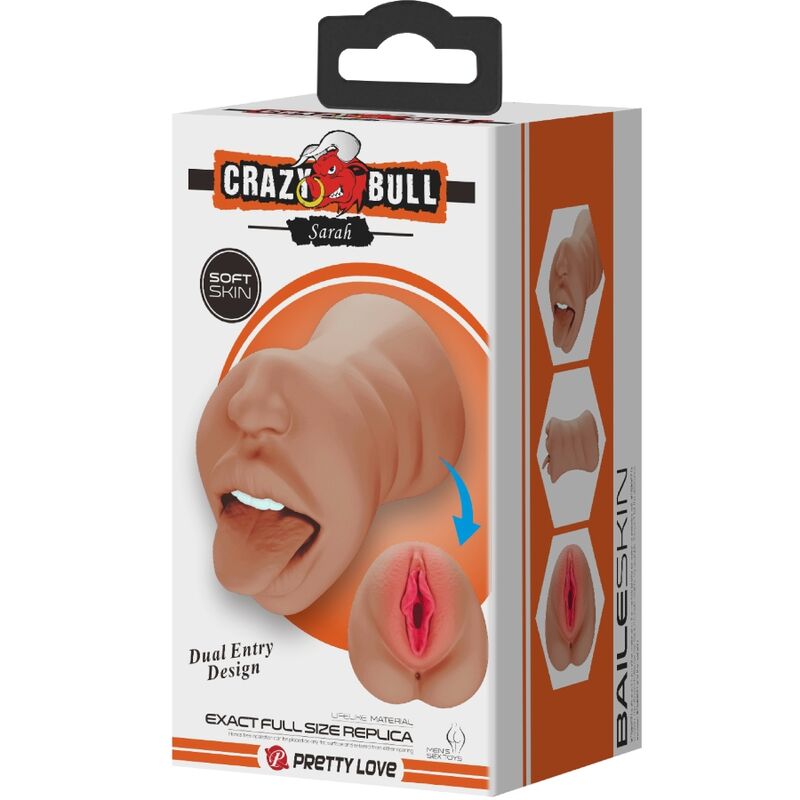 CRAZY BULL Sarah Doble Estimulador – Diseño Natural Para Placer Sensorial