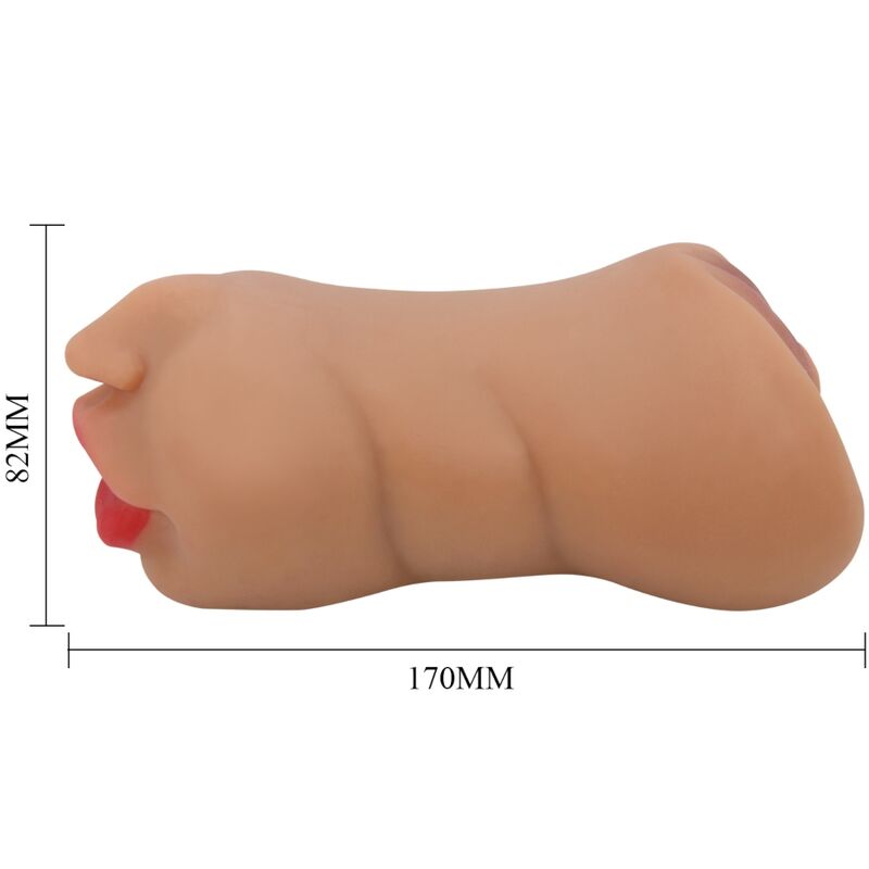 CRAZY BULL Zoey Masajeador Doble Con Diseño Realista Para Placer Personal