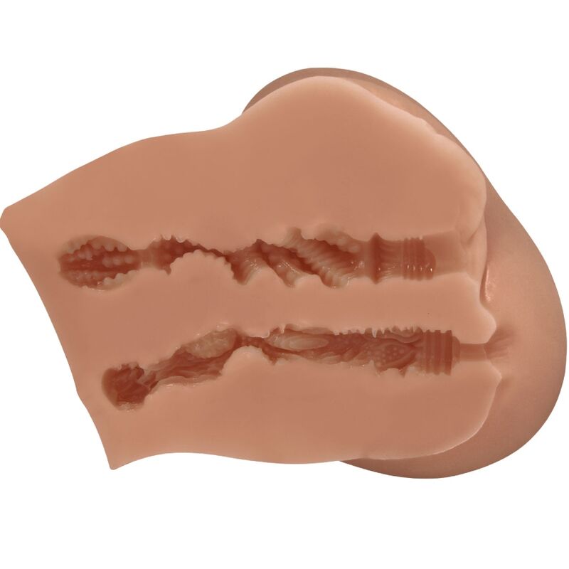 CRAZY BULL - LUNA REAR VIBRATOR WITH REALISTIC NATURAL VAGINA AND ANUS REMOTE CONTROL