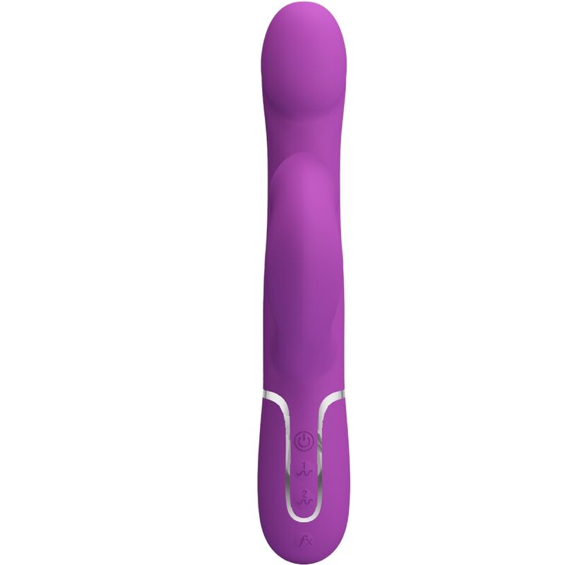 PRETTY LOVE - 4-IN-1 MULTIFUNCTIONAL VIBRATOR &amp; STIMULATOR PURPLE