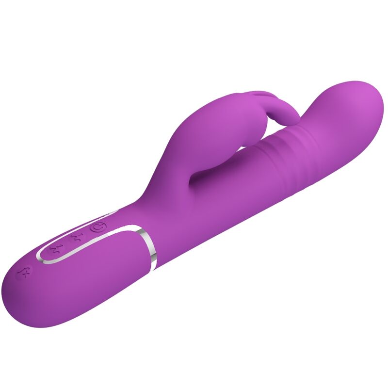 PRETTY LOVE - COALE 4-IN-1 MULTIFUNCTION RABBIT VIBRATOR PURPLE
