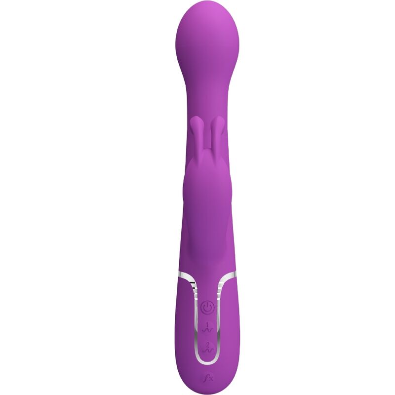 Pretty Love Dejon Vibrador Rabbit Multifunción Morado – Diseño Ergonómico Con Tres Funciones Para Placer Versátil