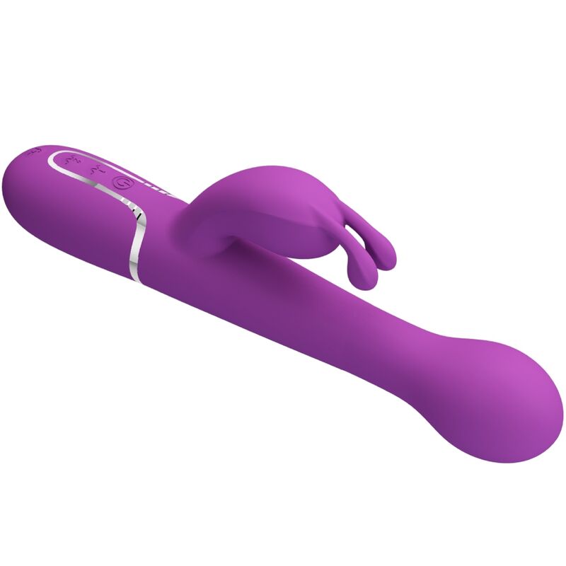 Pretty Love Dejon Vibrador Rabbit Multifunción Morado – Diseño Ergonómico Con Tres Funciones Para Placer Versátil