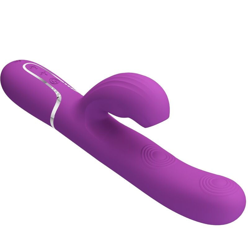 Pretty Love Perlita Vibrador Rabbit Multifunción Morado – Diseño Elegante Con 7 Modos De Vibración