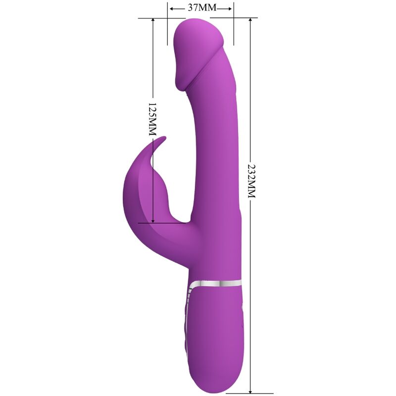 Pretty Love Kampas Vibrador Rabbit Multifunción – Diseño Ergonómico Con Funcionalidad Versátil