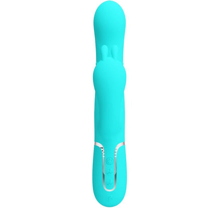 Pretty Love Cammy Triple Vibrador Rabbit 4 En 1 Azul – Juguete Ergonómico Con Tecnología Avanzada