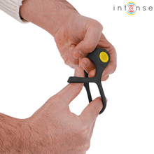 Comprar INTENSE Anillo Doble Vibrador Negro – 10 Modos Para Explorar Tu Placer Con Diseño Confiable-Noxtic