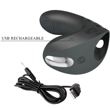 Pretty Love Camelia Vibratore da dito nero – 7 modalità di vibrazione per un piacere personalizzato