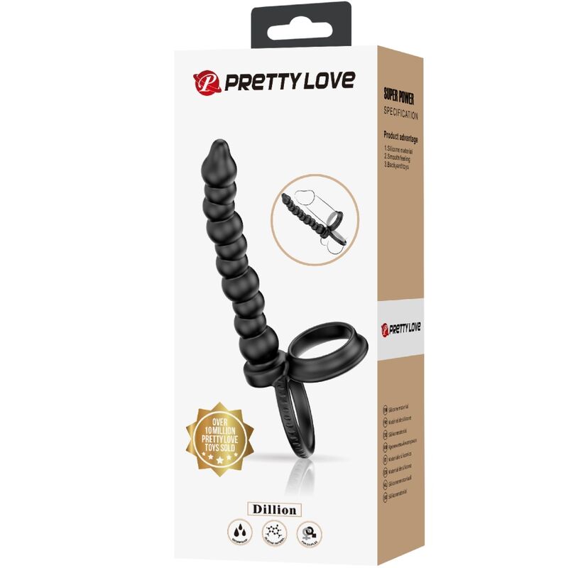 Comprar PRETTY LOVE Dillion Anillo Para Placer Intenso – Diseño Versátil Con Cuentas Estimulantes-Noxtic