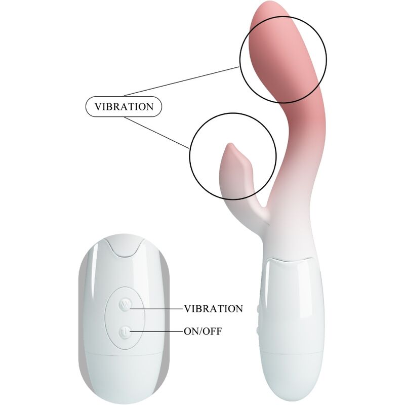 Pretty Love Brighty Vibrador Rosa – Estimulador Dual Con 30 Modos De Vibración