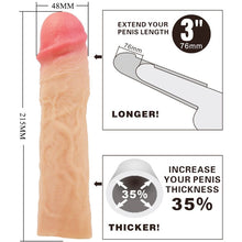 PRETTY LOVE - DEREK PENIS SLEEVE WITH 7.6 CM NATURAL EXTENSION