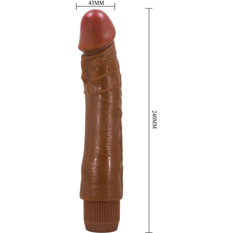 Comprar Baile Dybbuk Vibrador Realístico 24 Cm Mulato – Diseño Detallado Para Placer Sensible-Noxtic
