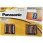 Comprar PANASONIC Pila Alcalina AAA LR03 Blister 8 Unidades – Energía Duradera Para Dispositivos Electrónicos-Noxtic