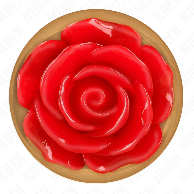 KINK Plug Anal Oro Rosa – Diseño Elegante Con Adorno Floral Para Exploración Con Estilo