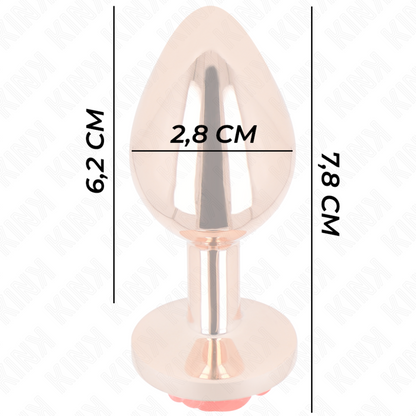 Comprar KINK Plug Anal Oro Rosado S – Juguete Erótico Con Diseño Elegante Para Placer Sensible-Noxtic