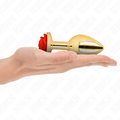 KINK Gold Anal Plug Taglia L – Elegante giocattolo per nuove sensazioni con design sofisticato