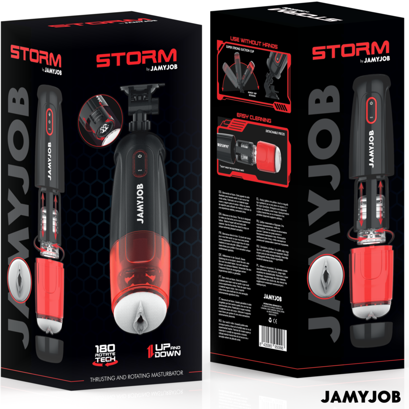 Comprar JAMYJOB Storm Masturbador Automático – 10 Modos De Rotación Para Experiencia Personalizada-Noxtic