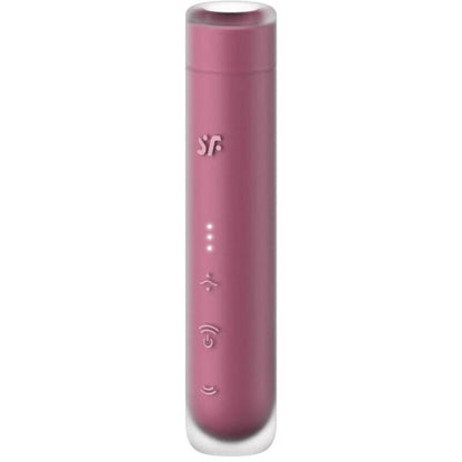 SATISFYER - STIMOLATORE CLITORIDEO FIRST KISS GARNET WAVE