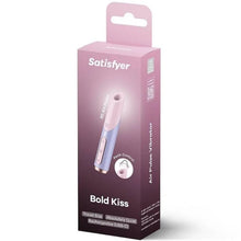 Satisfyer Bold Kiss Rosa Viola – Massaggiatore portatile silenzioso con modalità di pressione dell'aria