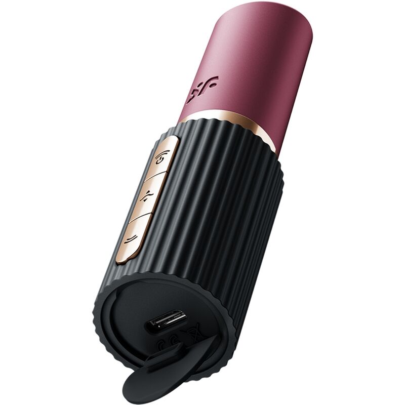 SATISFYER - STIMOLATORE CLITORIDEO PRO 2 KISS WAVE GRANATO / NERO