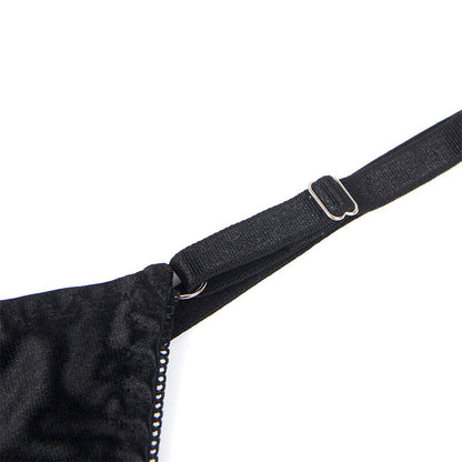 SUBBLIME Reggiseno con fiocco nero regolabile SM – Lingerie elegante per comfort e stile