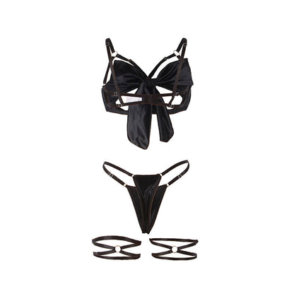 Comprar SUBBLIME Set Sujetador Con Lazo Negro Ajustable S M – Lencería Elegante Para Comodidad Y Estilo-Noxtic