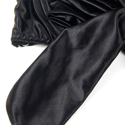 SUBBLIME Reggiseno con fiocco nero regolabile SM – Lingerie elegante per comfort e stile